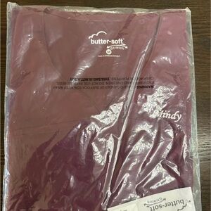 Butter-Soft Stretch Top in Deep Purple